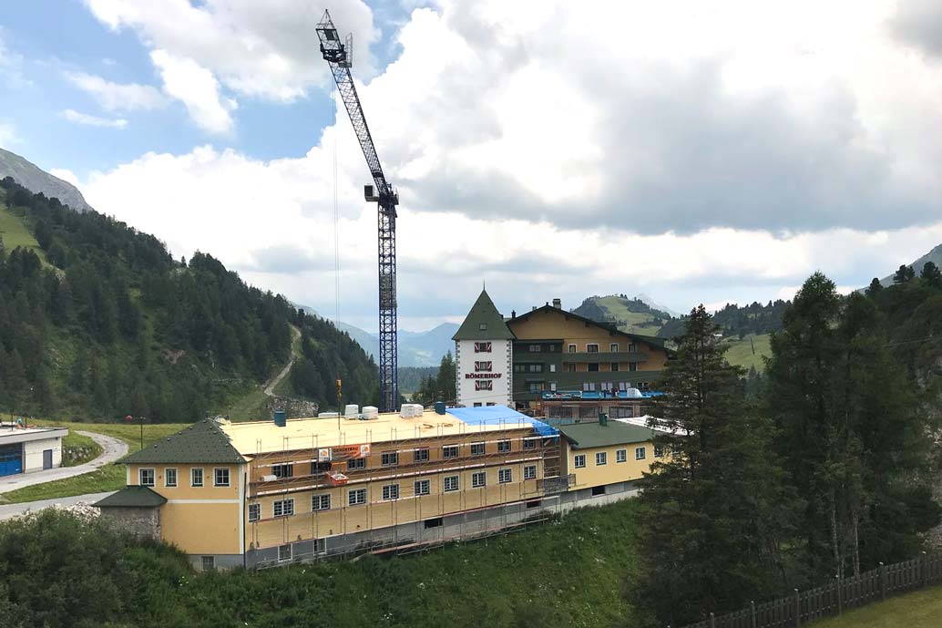 WEIXELBRAUN BAUMEISTER Statiker Tragwerksplanung Bauprojekt Alpenhotel Römerhof